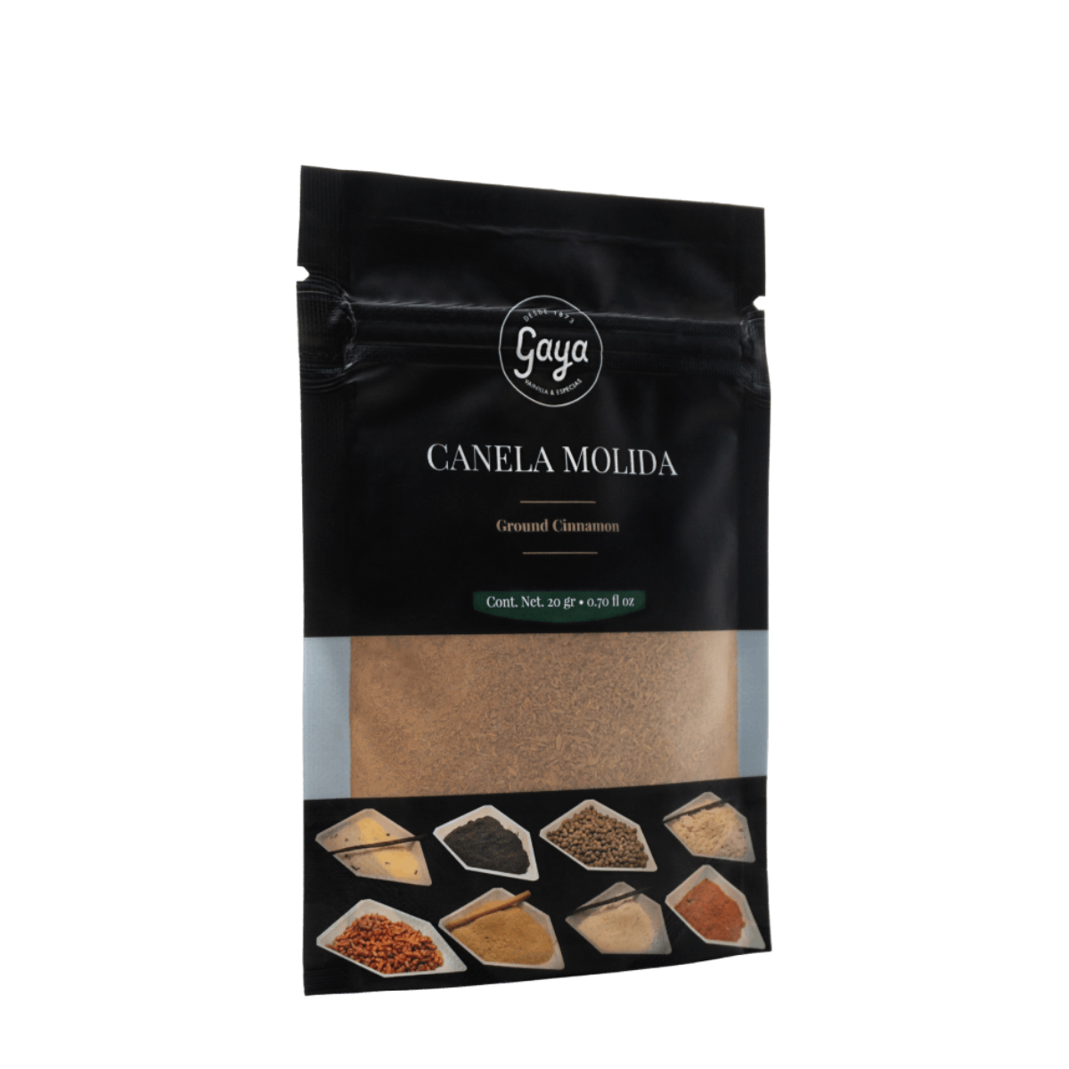 Canela-Molida-lateral Canela en Polvo Gaya