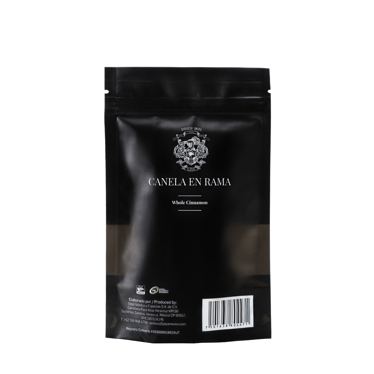 Canela-en-Rama-trasera Canela en Rama Gaya